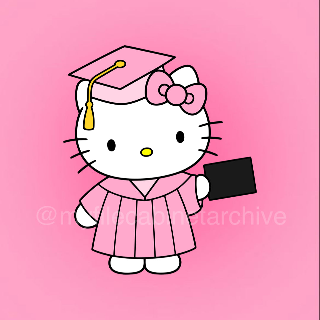 Kitty Grad SVG + PNG