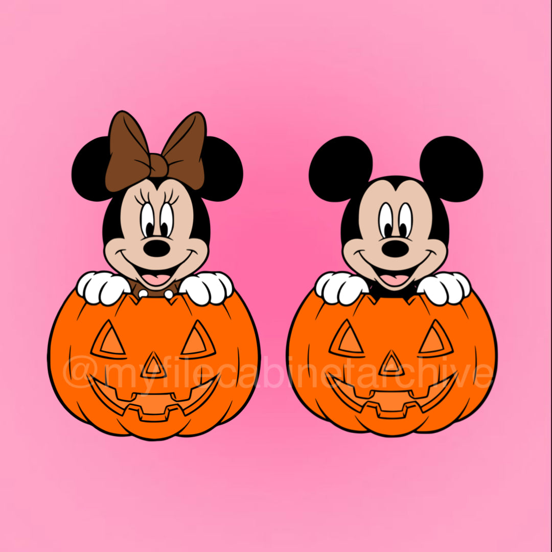 Mouse In Pumpkin (2) SVG + PNG