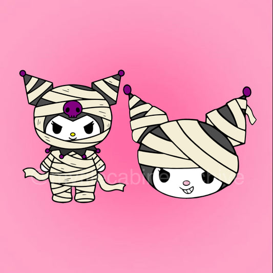 Kitty Friend Mummy (2) SVG + PNG