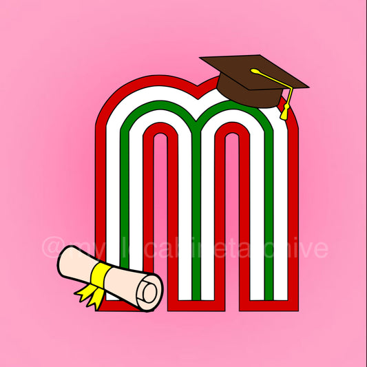 Mexico M Graduate SVG + PNG