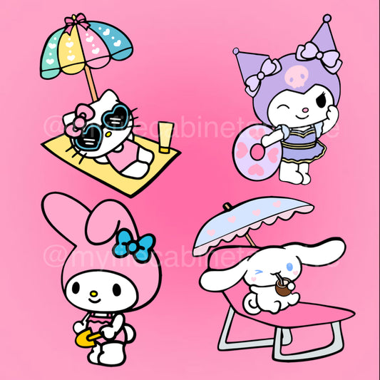 HK & Friends Beach Ready (4) SVG + PNG