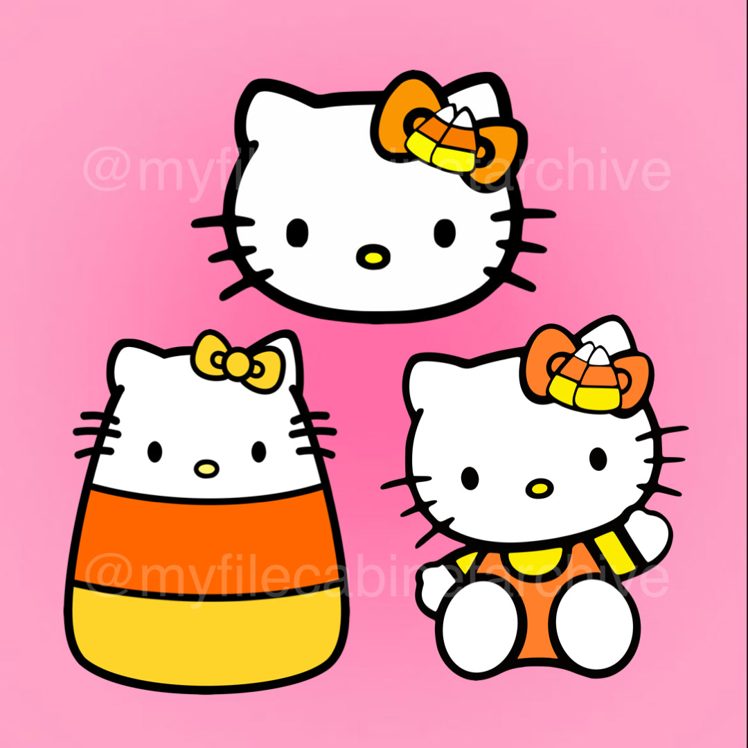 Kitty Candycorn (3)  SVG + PNG