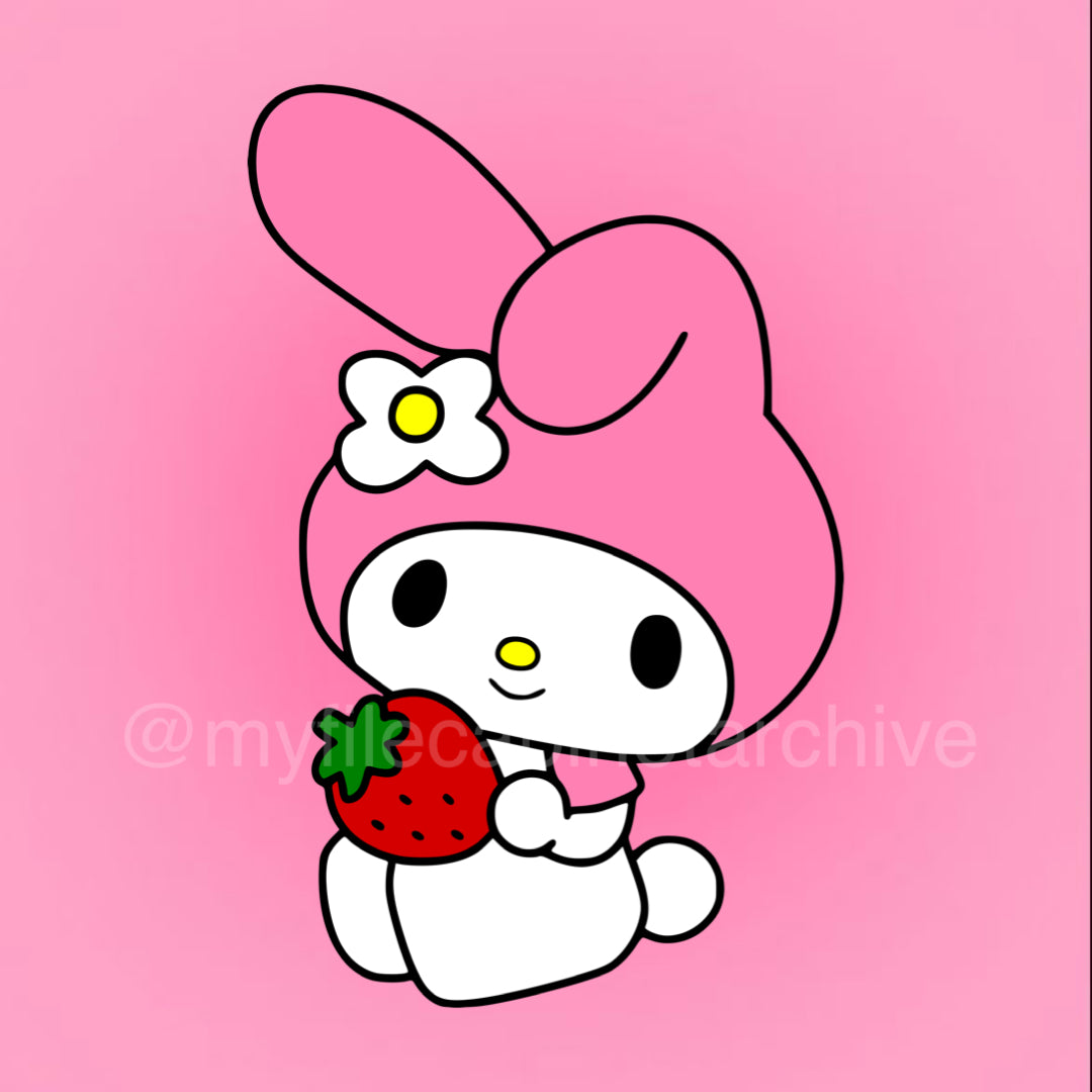 My Melody Strawberry SVG + PNG