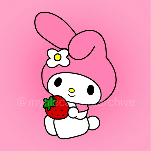 My Melody Strawberry SVG + PNG