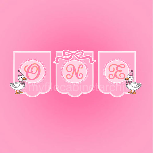 Silly Goose Bow Banner SVG + PNG