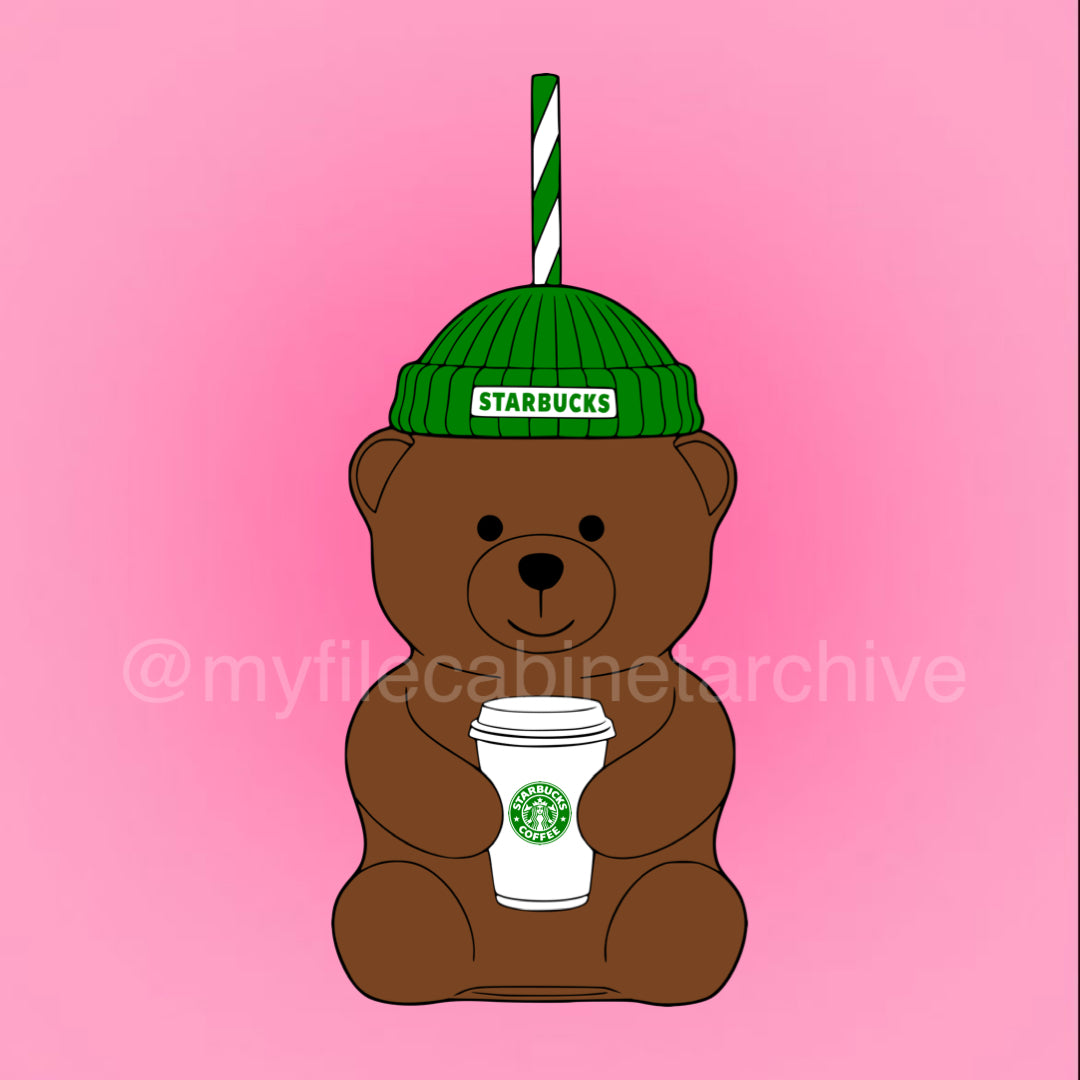 SBucks Bearista Cup SVG + PNG