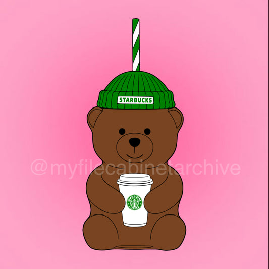 SBucks Bearista Cup SVG + PNG