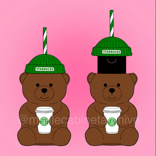 SBucks Bearista Gift Card Money Holder SVG