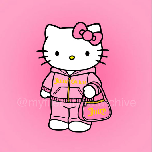 HK Juicy Couture Tracksuit SVG + PNG