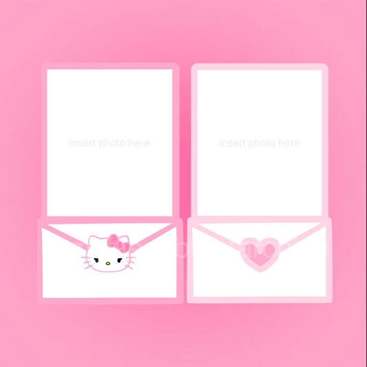 HK Heart Photo Envelopes (2) SVG + PNG