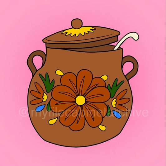 Floral Taza SVG + PNG