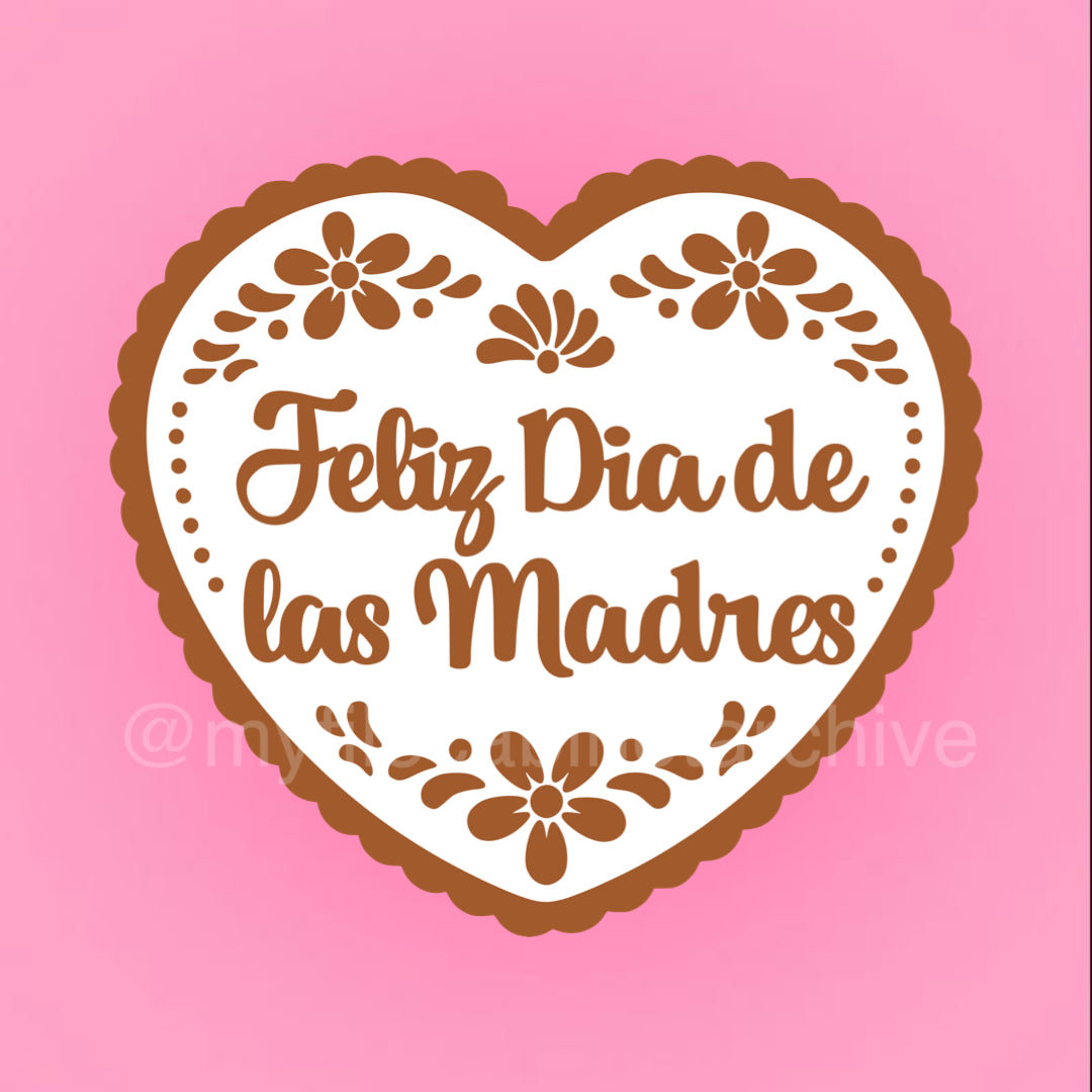 Heart Floral DDL Madres SVG + PNG
