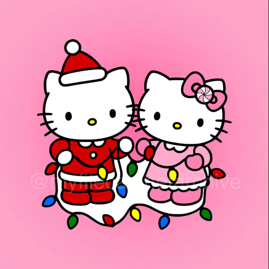 HK Dear Daniel Christmas Lights SVG + PNG