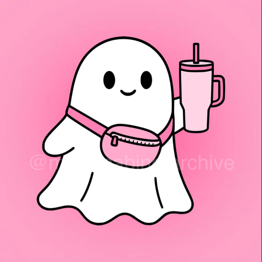 Ghost Tumbler SVG + PNG