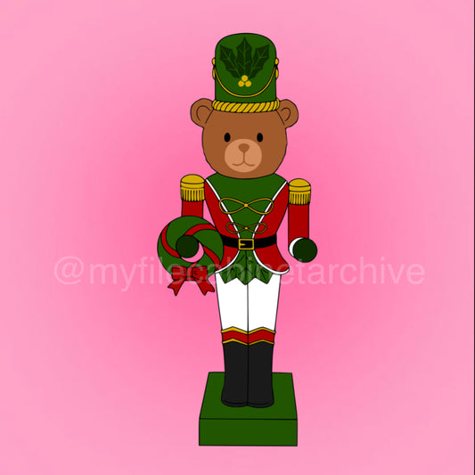 Bear Nutcracker SVG + PNG