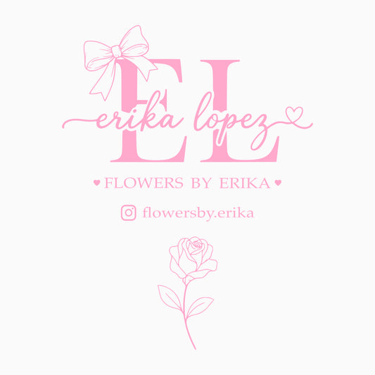 Flowers By Erika Logo SVG + PNG