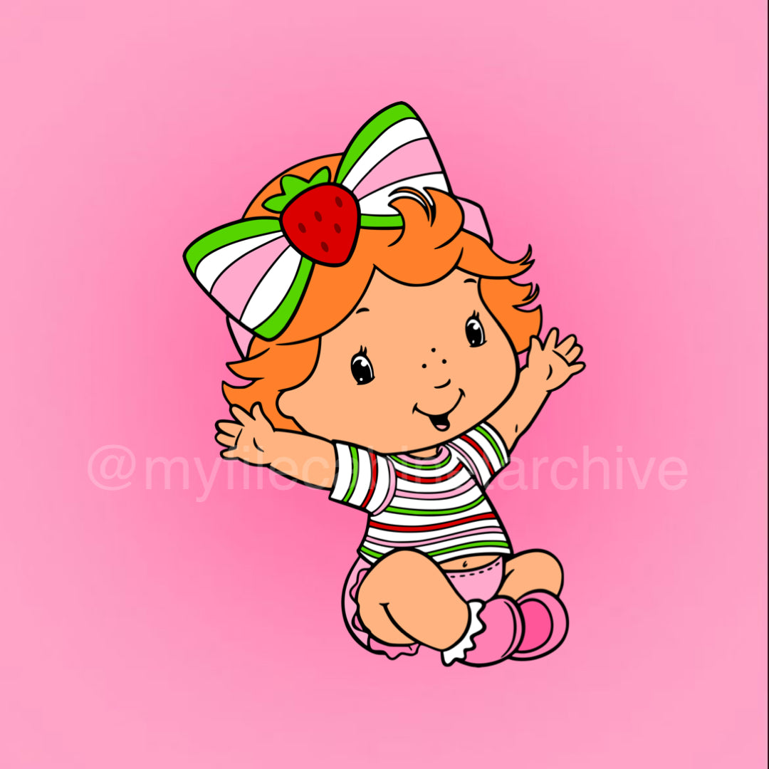 Baby Strawberry Shortcake SVG + PNG