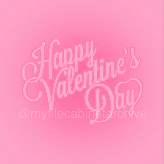 Happy Valentines Day Heart SVG + PNG