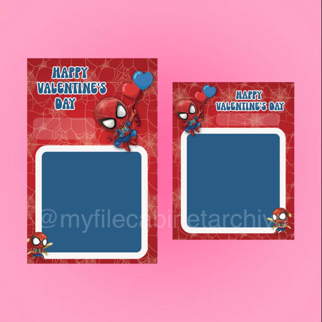 Spiderman Jumbo Card Canva Template