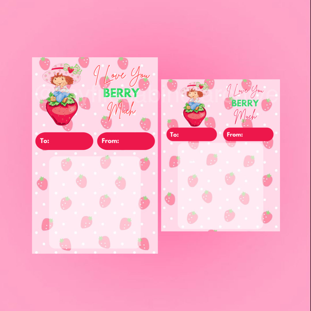 Strawberry Shortcake 2003 Jumbo Treat Card PDF + PNG