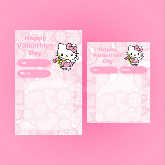 HK Pink Valentine Jumbo Treat Card PDF + PNG