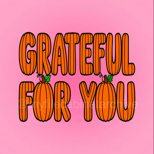 Grateful Pumpkin Theme SVG + PNG