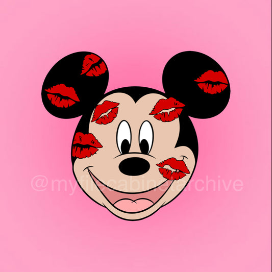Mickey Mouse Kisses SVG + PNG
