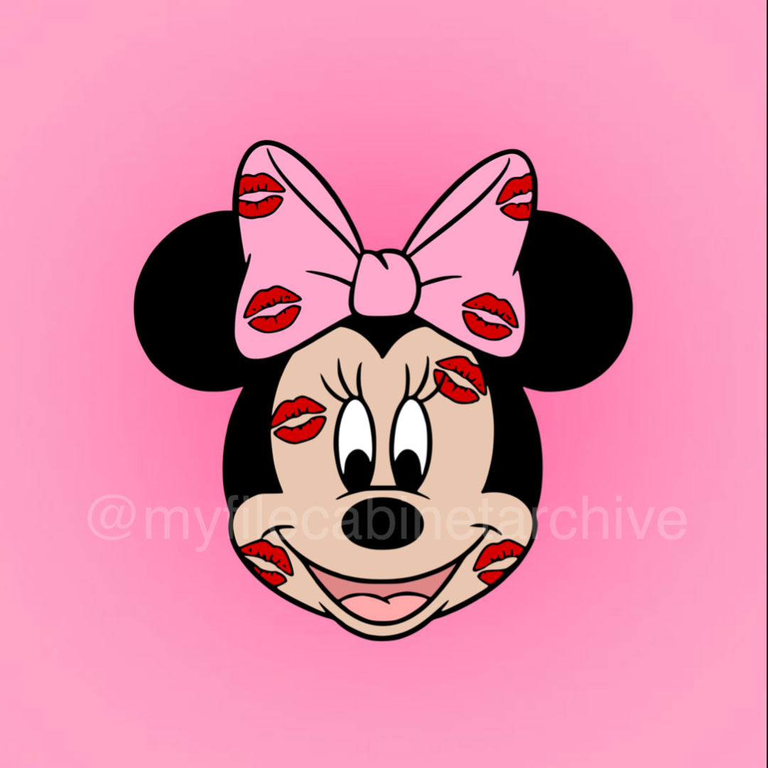 Minnie Mouse Kisses SVG + PNG