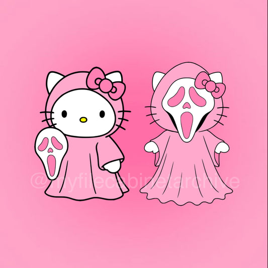 HK Pink Ghostface (2) SVG + PNG