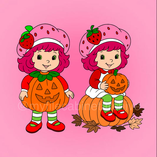 Mini Strawberry Shortcake (2) SVG + PNG