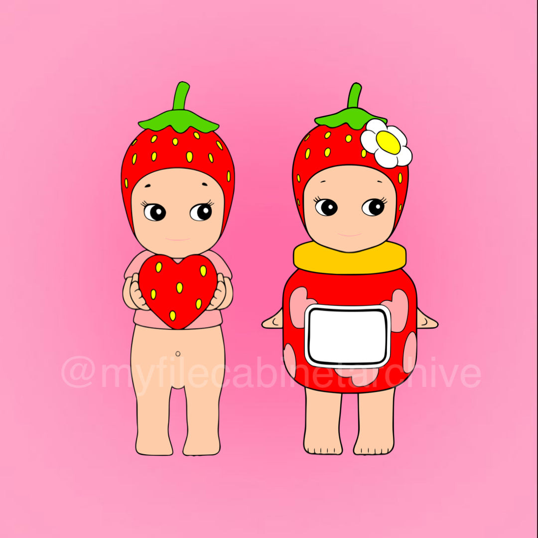Strawberry Love Sonny Angels (2) SVG + PNG