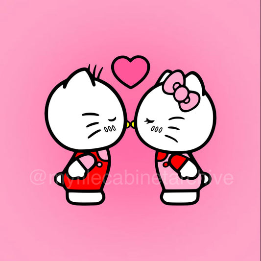 Hello Kitty Dear Daniel Love SVG + PNG