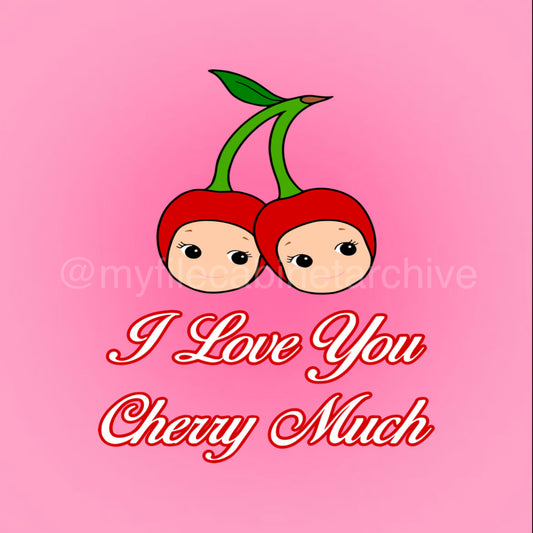 ILY Cherry Much Sonny Angel SVG + PNG