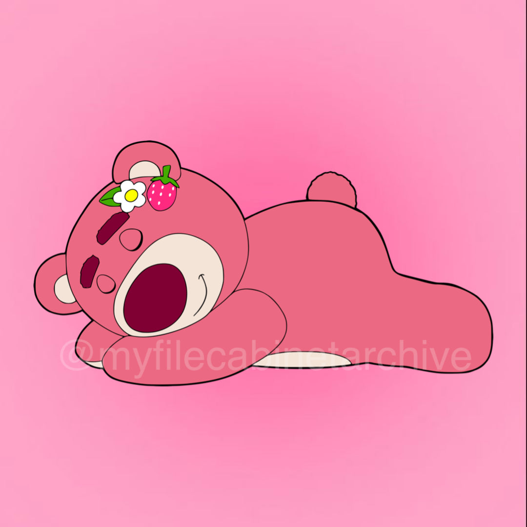 Lotso Sleeping SVG + PNG