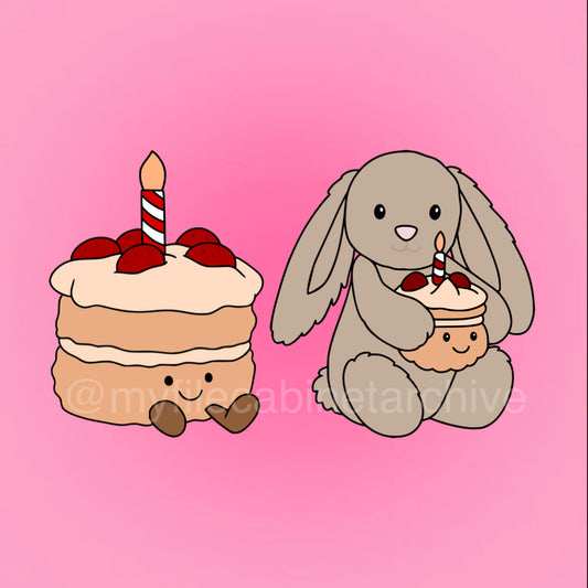 Birthday Cake Jellycat (2) SVG + PNG