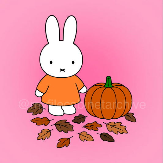 Miffy Fall Vibes SVG + PNG