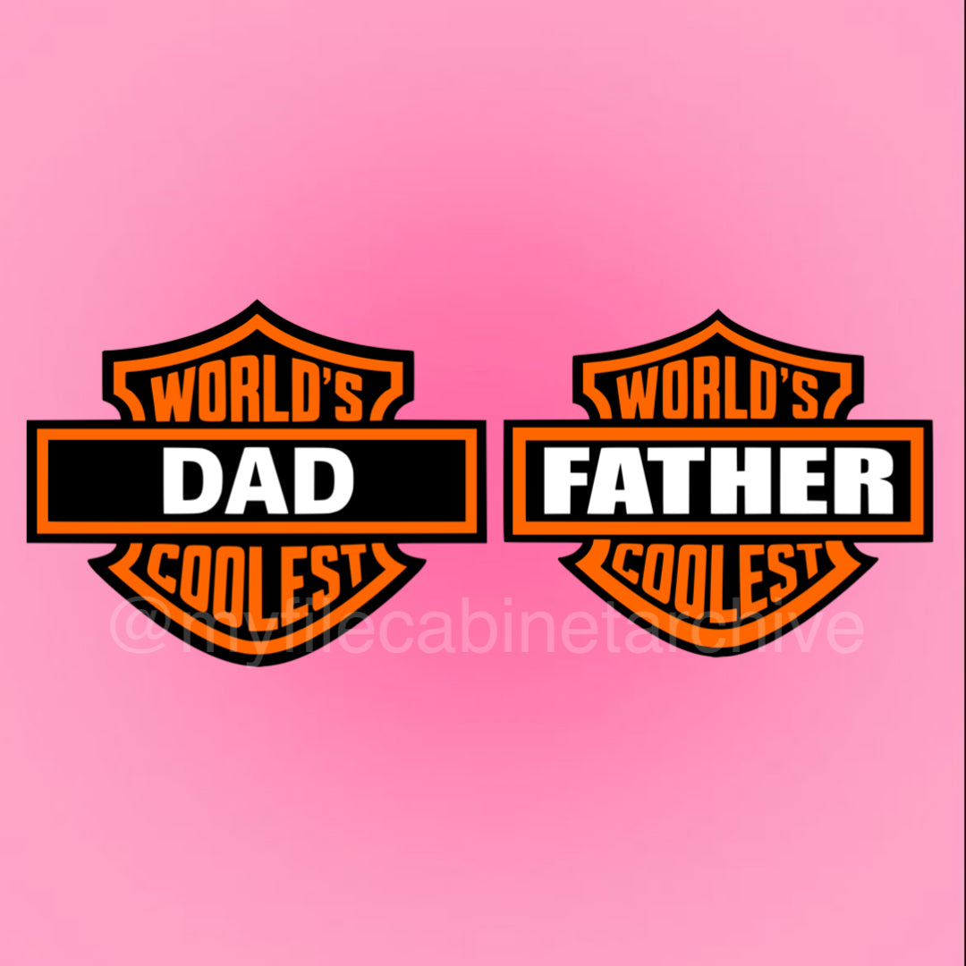 Harley Davidson Fathers Day (2) SVG + PNG