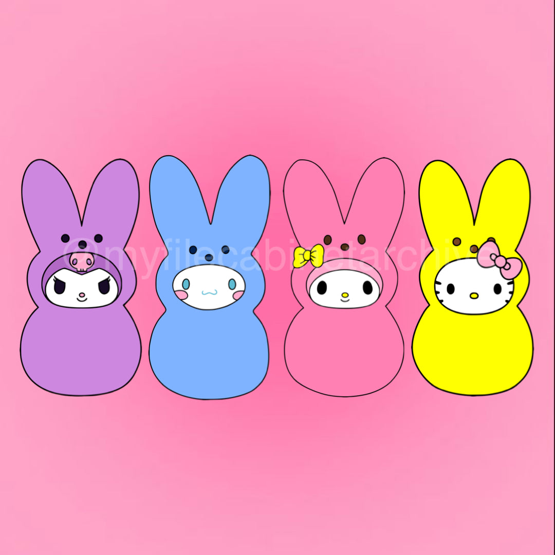 HK & Friends Peeps (4) SVG + PNG