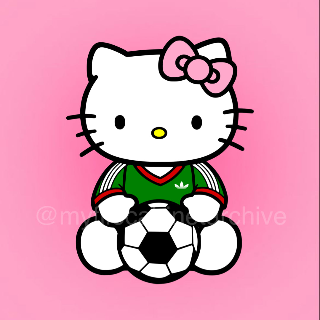 Hello Kitty Soccer Jersey SVG + PNG