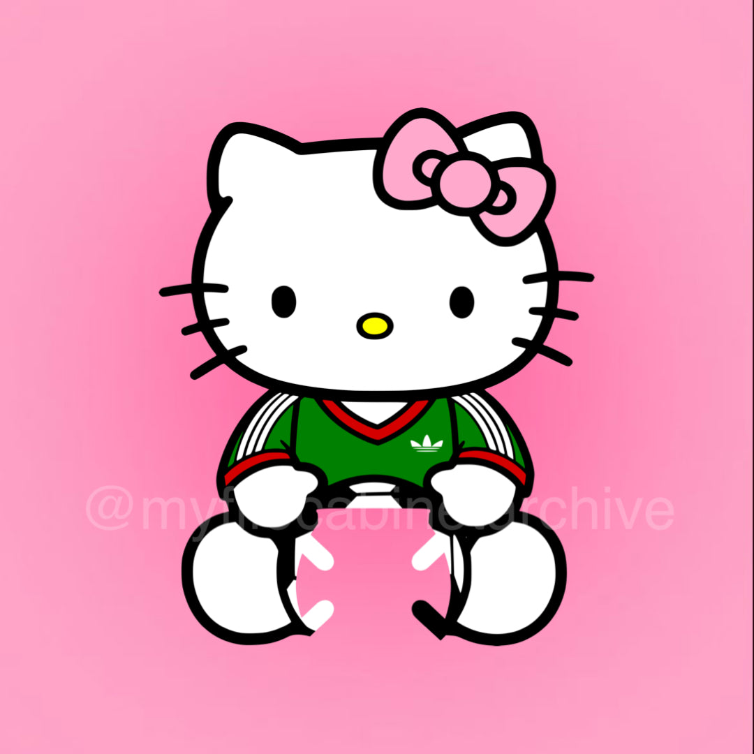 Hello Kitty Soccer Jersey Buzzball Holder SVG