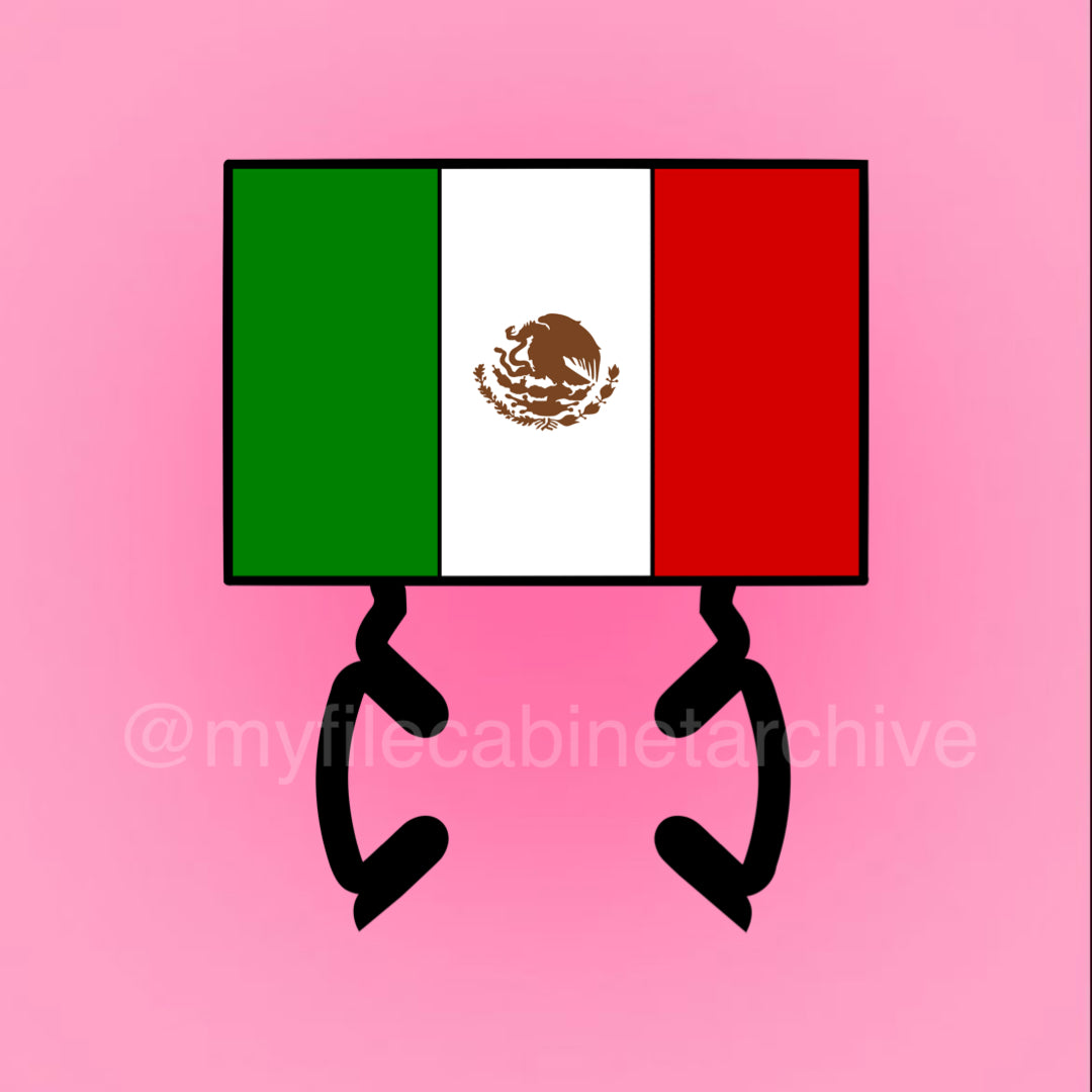 Mexico Flag Buzzball Holder SVG