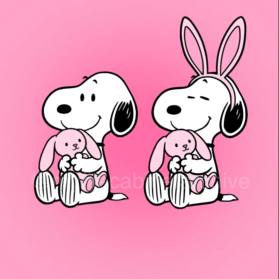 Snoopy Easter Plushie (2) SVG + PNG