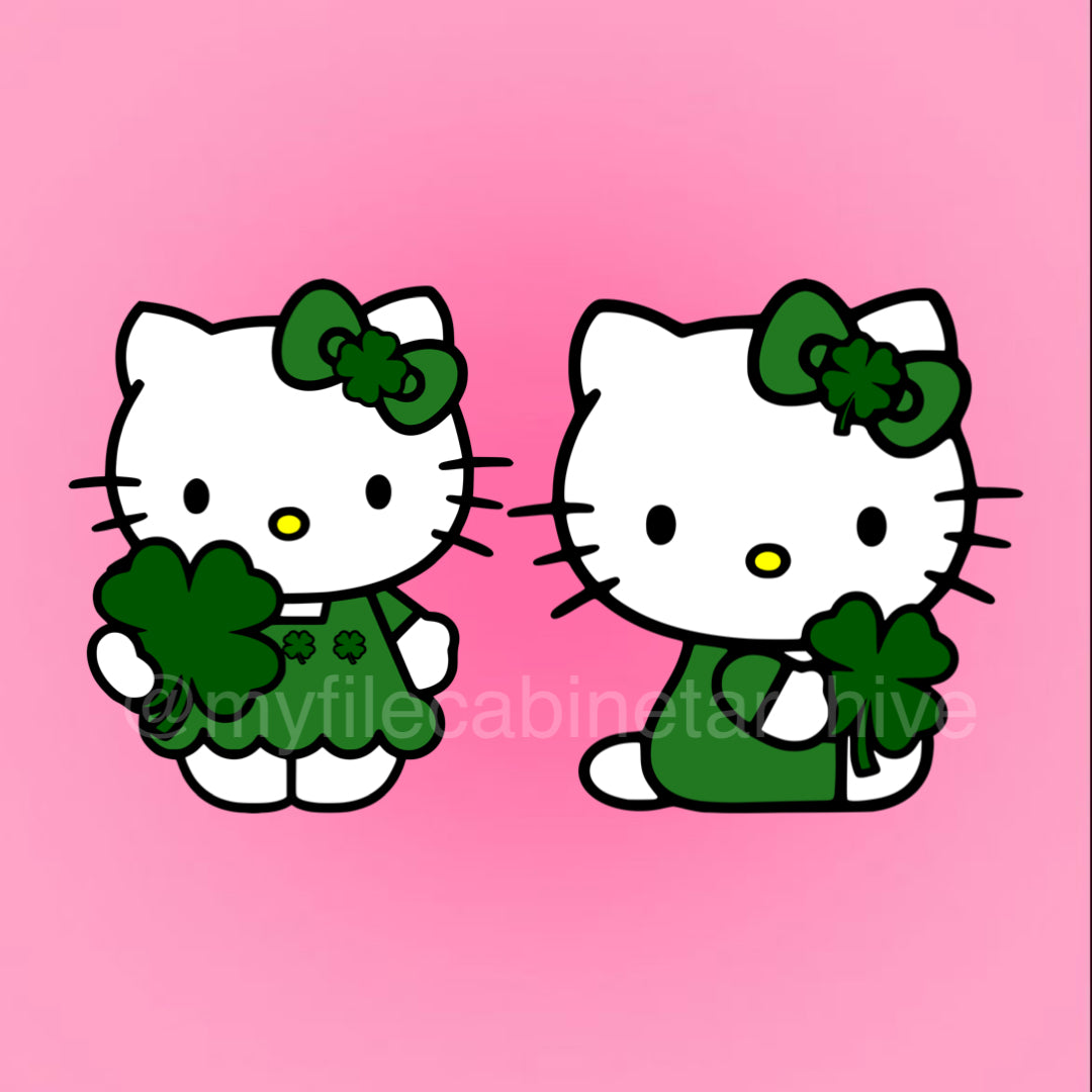 HK Four Leaf Clovers (2) SVG + PNG