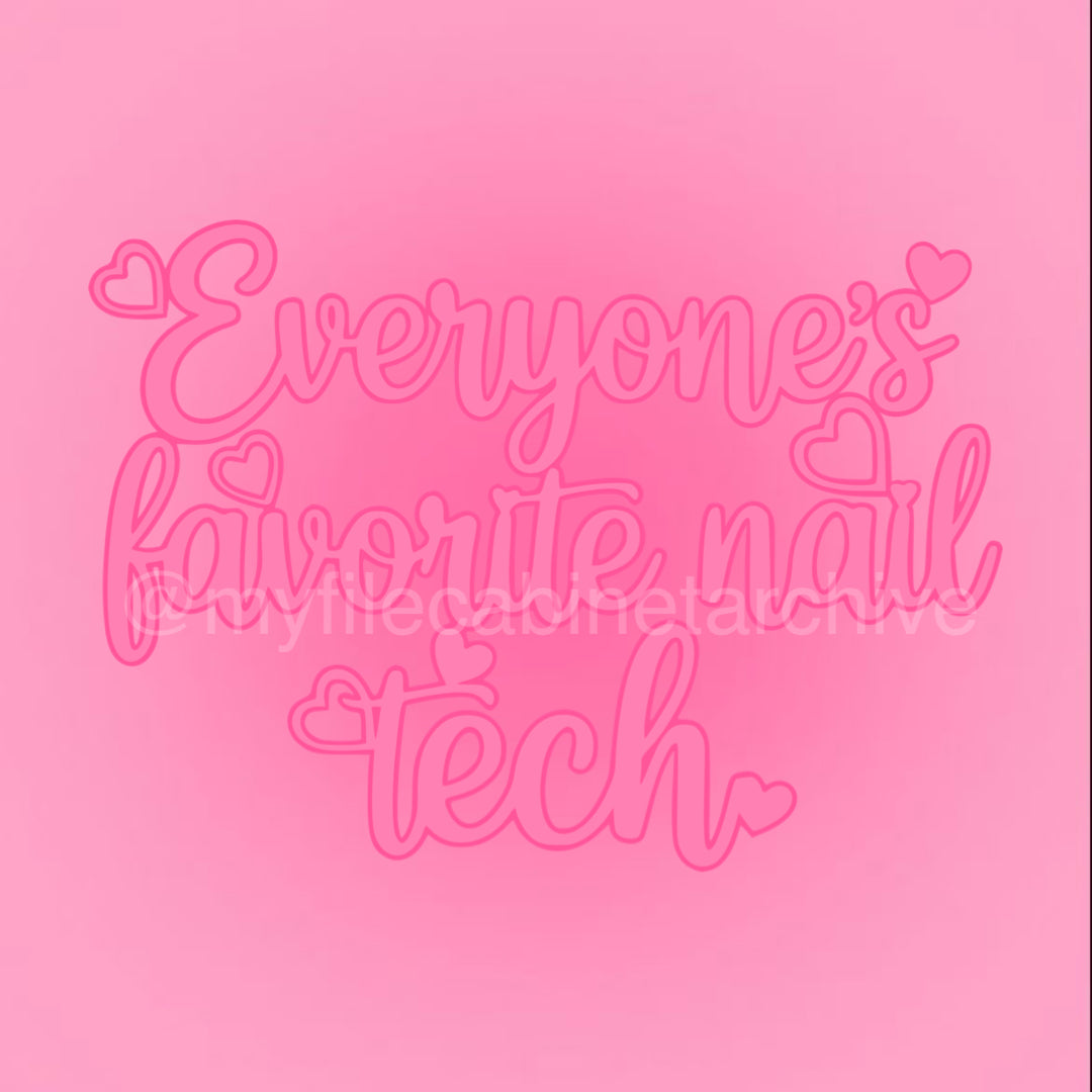 Everyone’s favorite nail tech text SVG + PNG