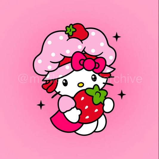 HK Strawberry Shortcake SVG + PNG