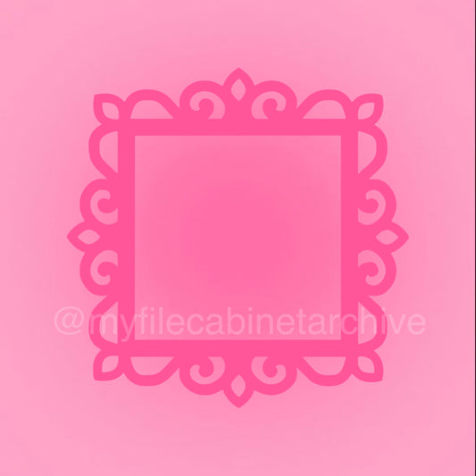 Square Crown Border SVG + PNG