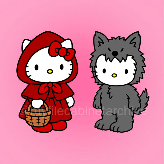 HK Dear Daniel Little Red Riding Hood (2) SVG + PNG