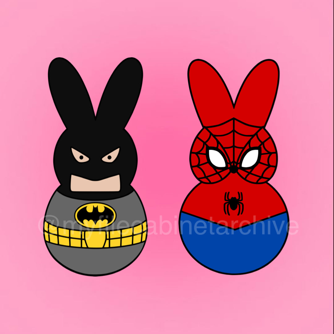 Superhero Peeps (2) SVG + PNG