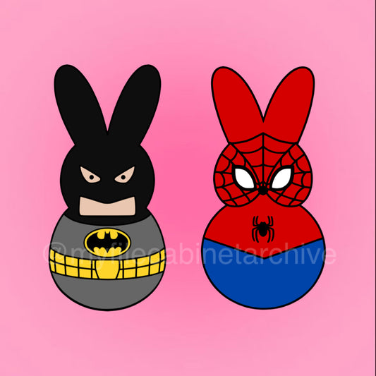 Superhero Peeps (2) SVG + PNG