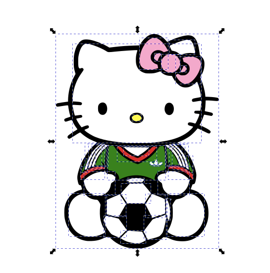 Hello Kitty Soccer Jersey SVG + PNG